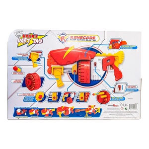 Ryan World Foam Dart Tag Renegade Rapid Fire Barrel Blaster