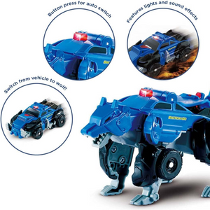 Switch and Go Guardian The Wolf Auto Transform Vehicle Lights Sound Ages 3 Plus
