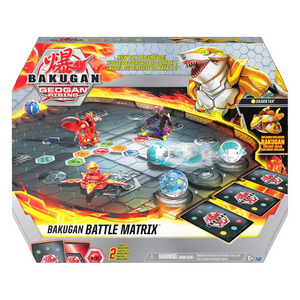 Bakugan Battle Matrix Deluxe Game Board With Exclusive Gold Sharktar New Toy