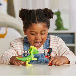 Spidey and Friends Dino Webs New Toy Miles and Electrosaurus