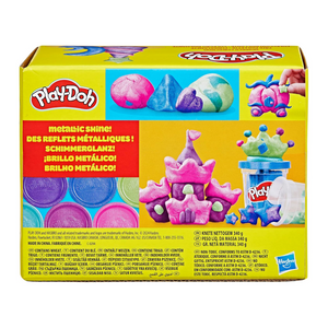 Play-Doh 6 Pack Sparkle Collection Metallic Shine Colors New Toy