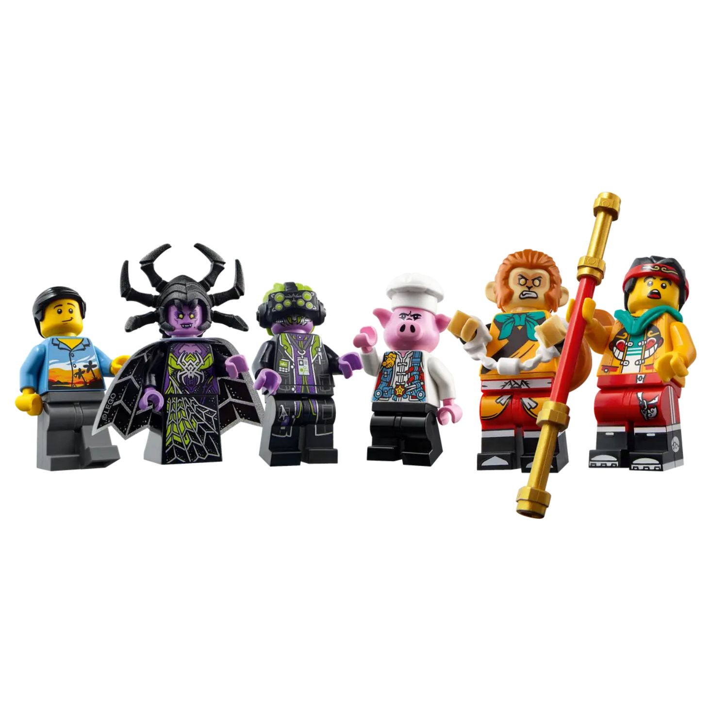 LEGO Monkie Kid Spider Queen Mech Set 80022 Kids Building Toy with 6 Minifigures