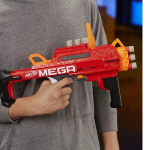 NERF AccuStrike Mega Bulldog Blaster Ages 8+ Toy Fire Gun Play Target Darts Gift