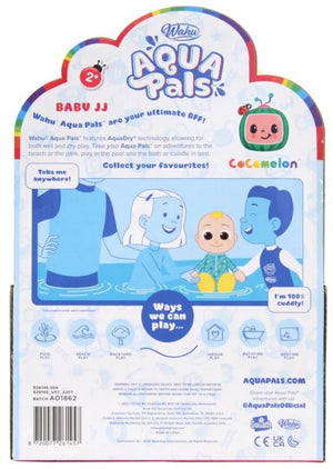 CoComelon JJ Aqua Pals Medium Plush Ages 3+ Brand New Toy Water Play Gift