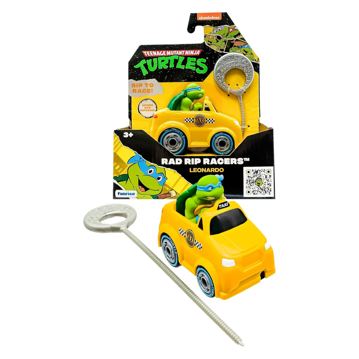 Teenage Mutant Ninja Turtles TMNT Leonardo Rad Rip Racers Car New Toy