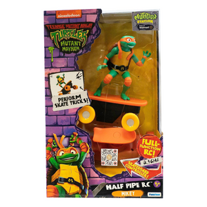Teenage Mutant Ninja Turtle Michelangelo Half Pipe RC Vehicle Ages 5+ New Toy