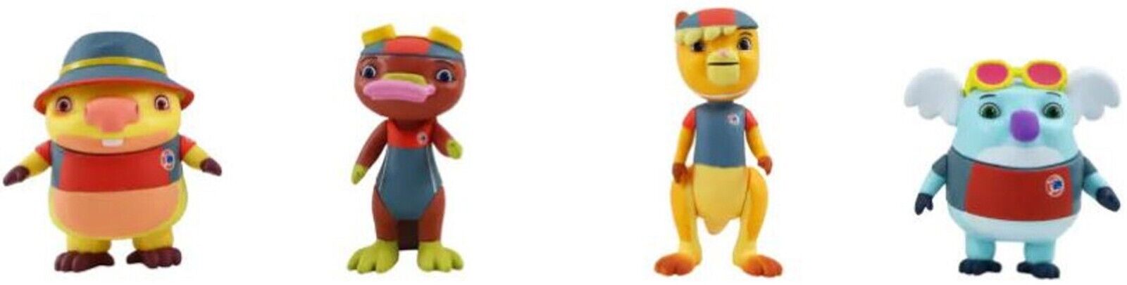 Kangaroo Beach Cadet Figures 4 Pack Play Gift Ages 3+ Brand New Toy Neville