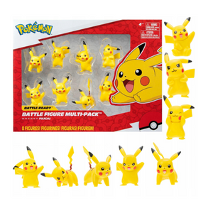Pokemon Pikachu 8 Figures Battle Figure Multi Pack New Toy Game Play