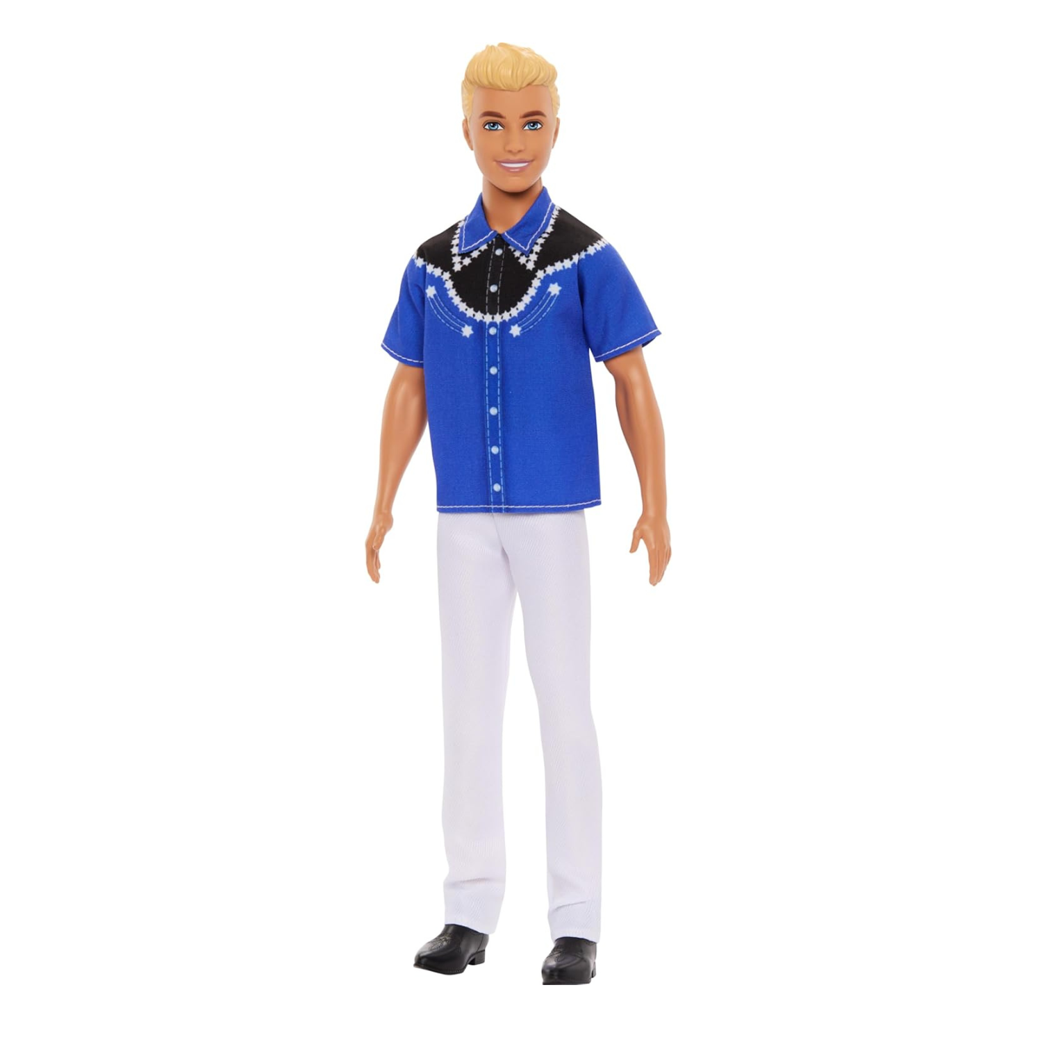 Barbie Fashionistas Ken Doll #226 Blonde Hair Western Outfit Pants Boots Toy 3+