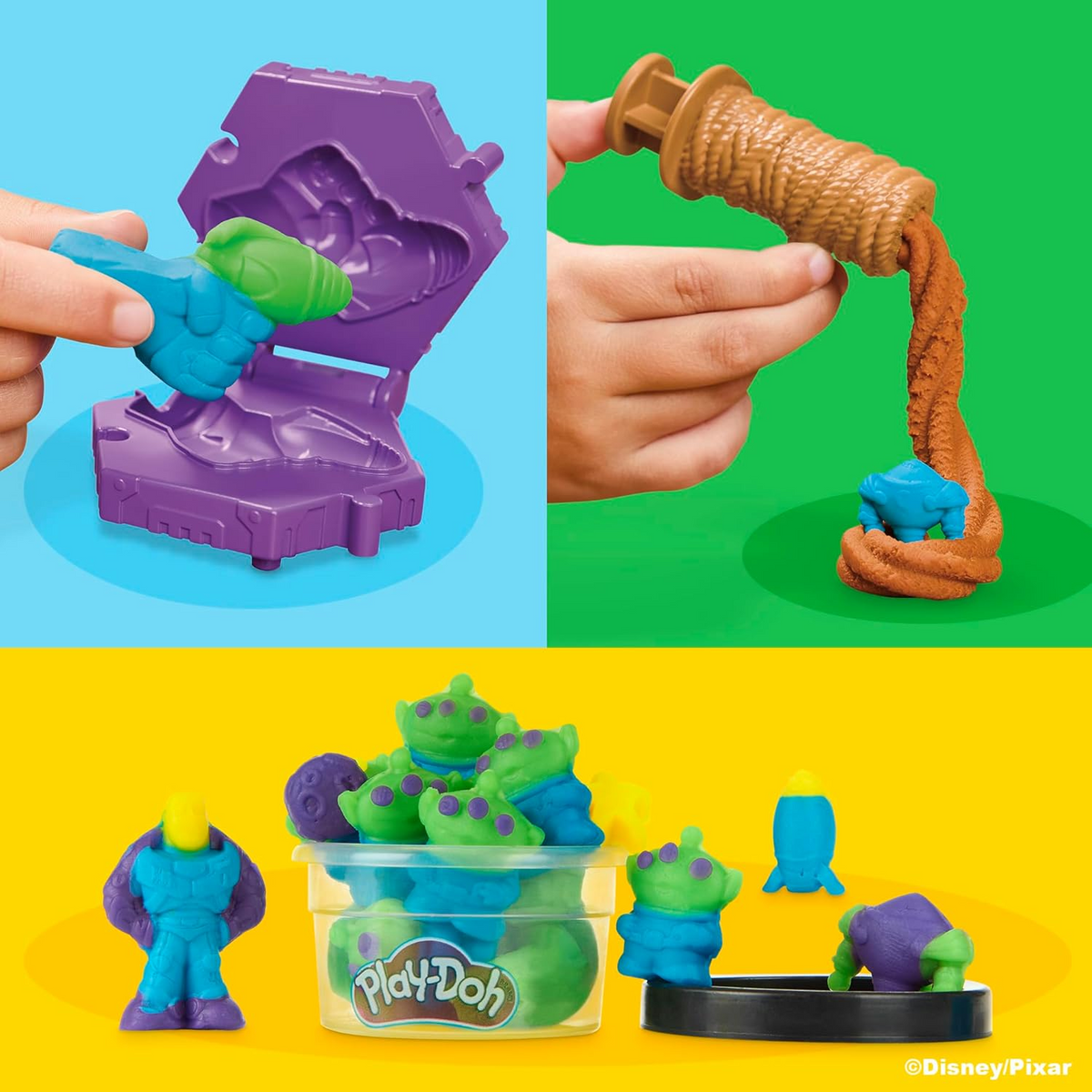 Play-Doh Toy Story Space Adventure Playset Buzz Lightyear Woody New Toy