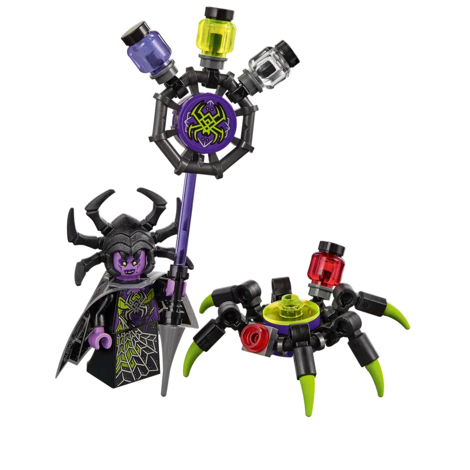 LEGO Monkie Kid Spider Queen Mech Set 80022 Kids Building Toy with 6 Minifigures