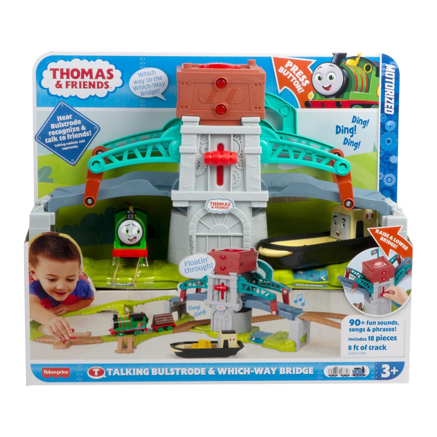 ​Thomas and Friends Train Set Talking Bulstrode Which Way Bridge Track