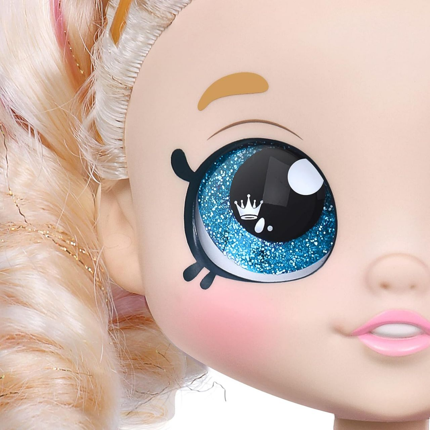 Kindi Kids Tiara Sparkles 10" Scented Doll with Wobble Head Removable Shoes