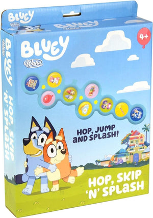 Bluey Hop Skip Splash Water Play Sprinkler Blue 230cm Long Unisex Children Swim