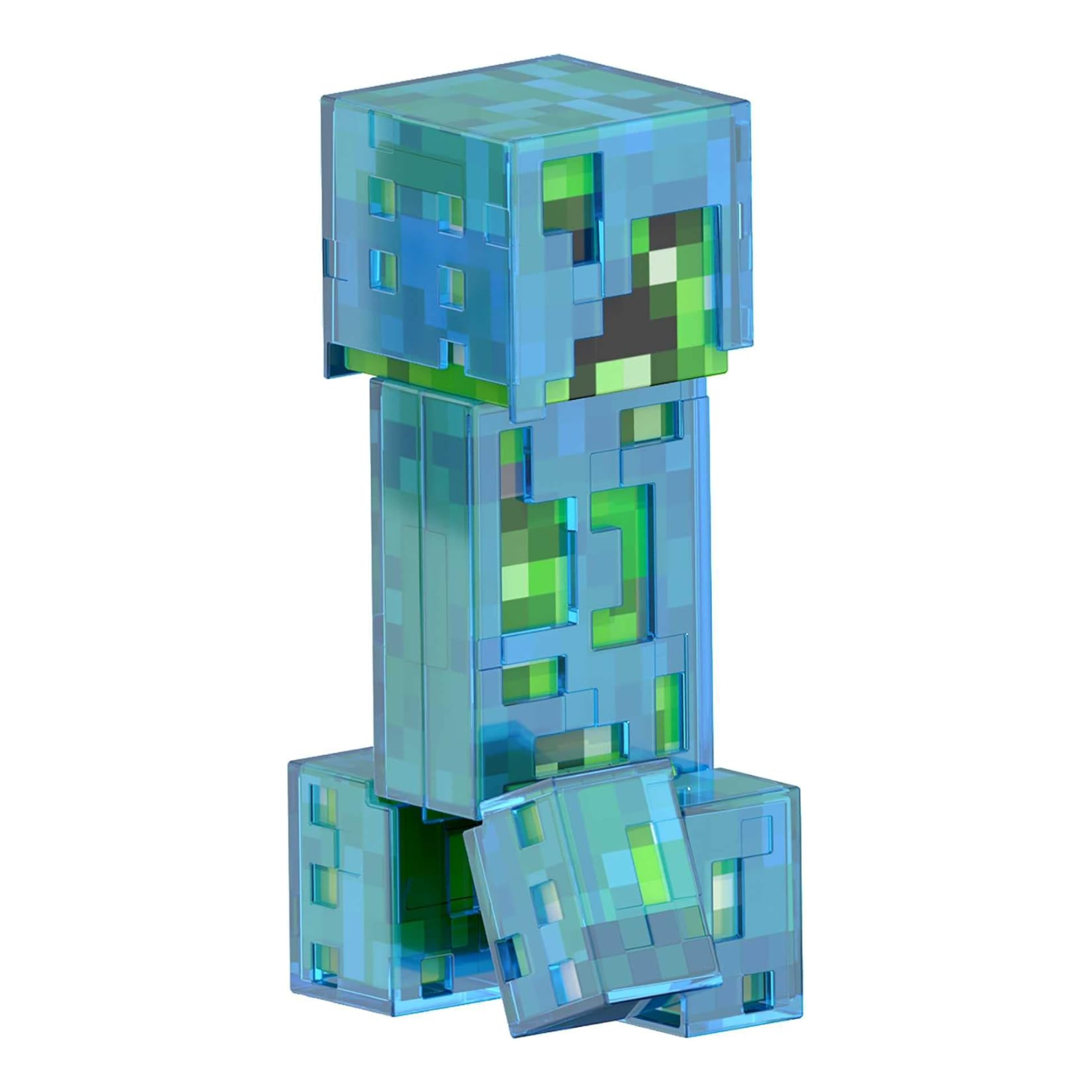 Minecraft Diamond Level Creeper Action Figure with Armor & TNT Block 5.5 Inch