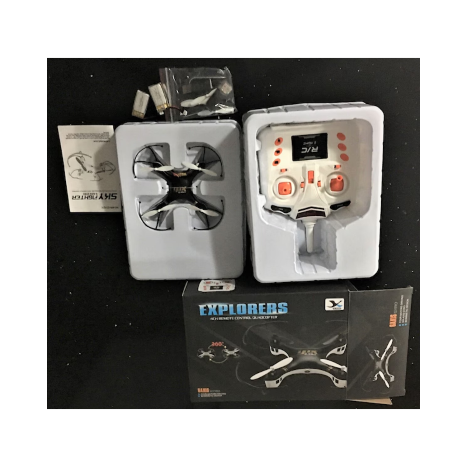 YUXIANG 668 Q7C 2.4G Mini Drone 2MP Quadcopter Plane Helicopter SD Card IR RC