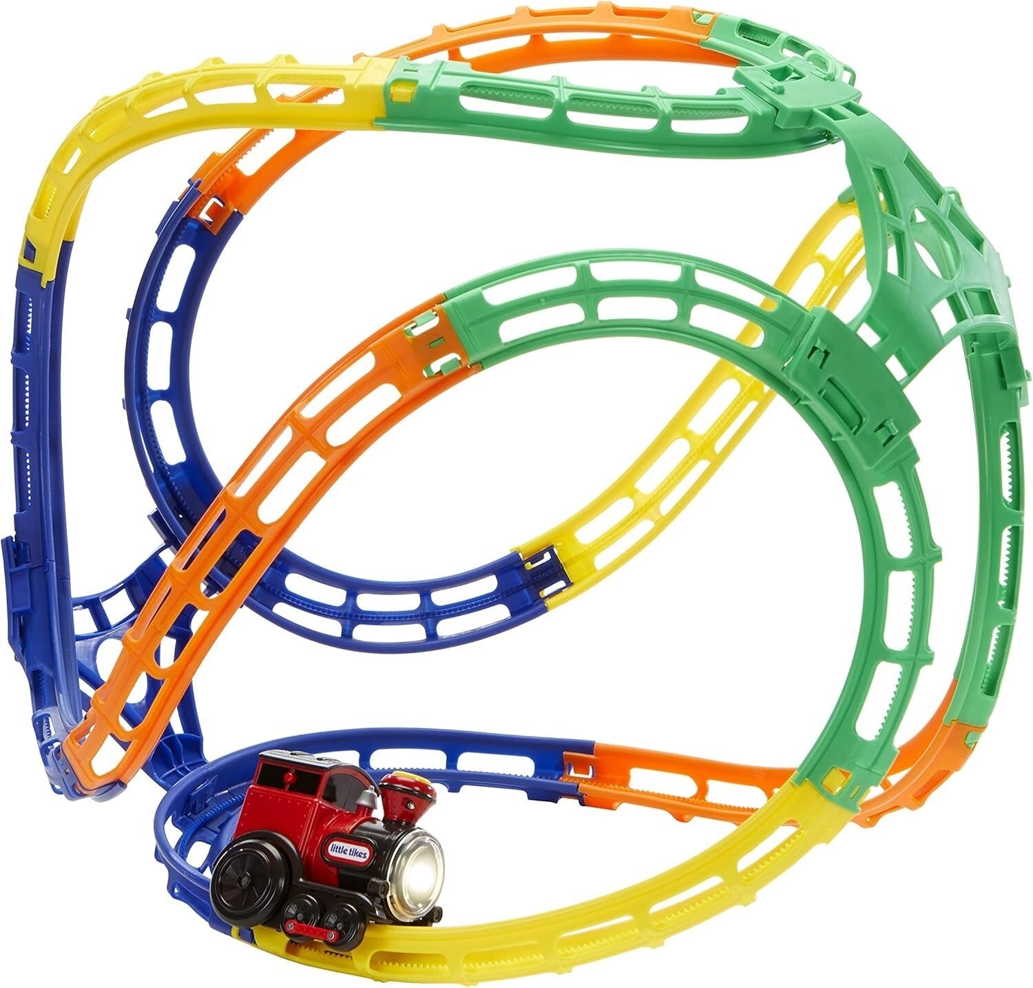 Little Tikes Learn & Play Tumble Train Toy with Lights and Sound Track Play Gift
