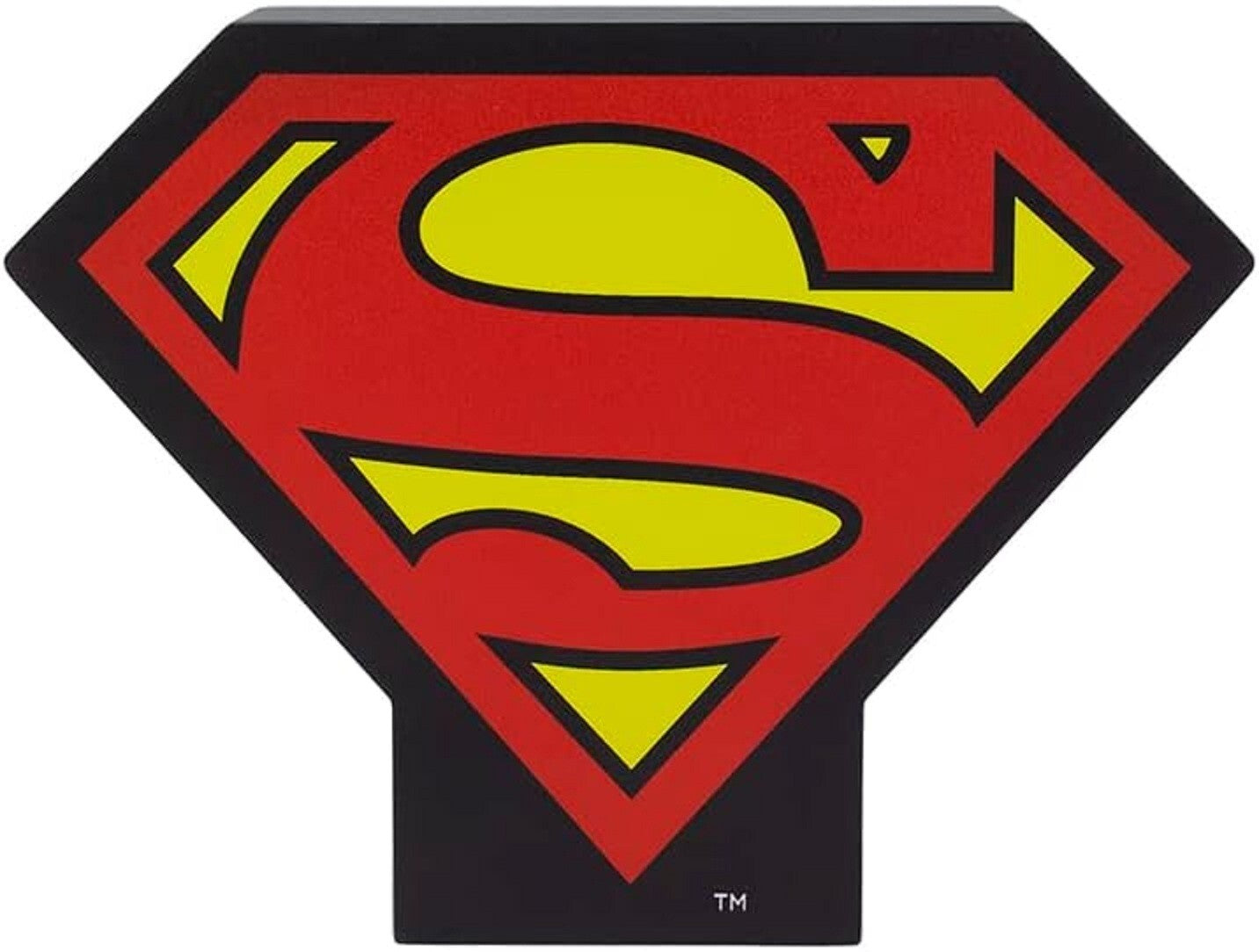 DC Comics Superman Logo Box Light Room Lamp Play Gift