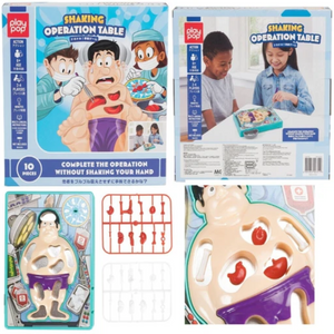 Play Pop Shaking Operation Table Complete Without Shaking Hand 2-4 Players