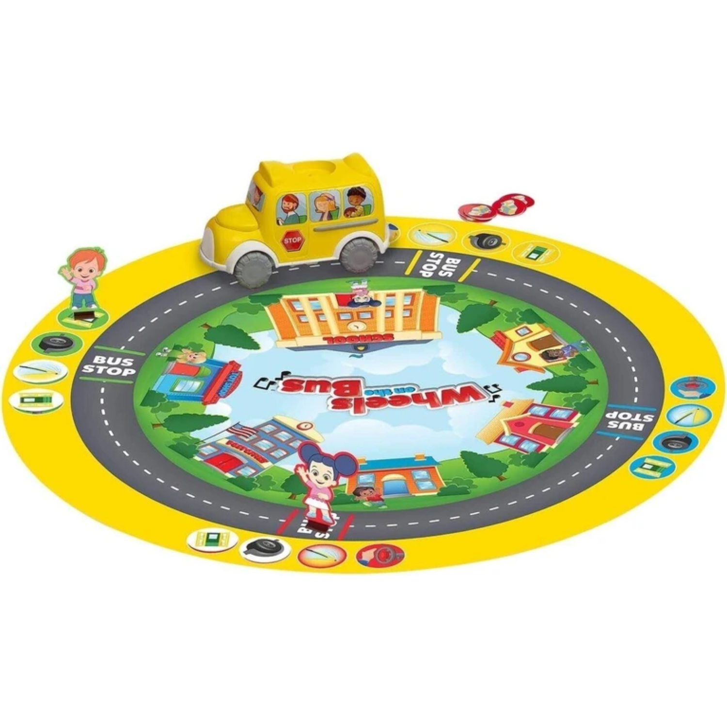Goliath Wheels on The Bus Game 2-4 Players Ages 3+ New Toy Play Gift