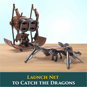 How to Train Your Dragon 5-Pack Dragon Catcher With Hiccup Mangler Net Launcher