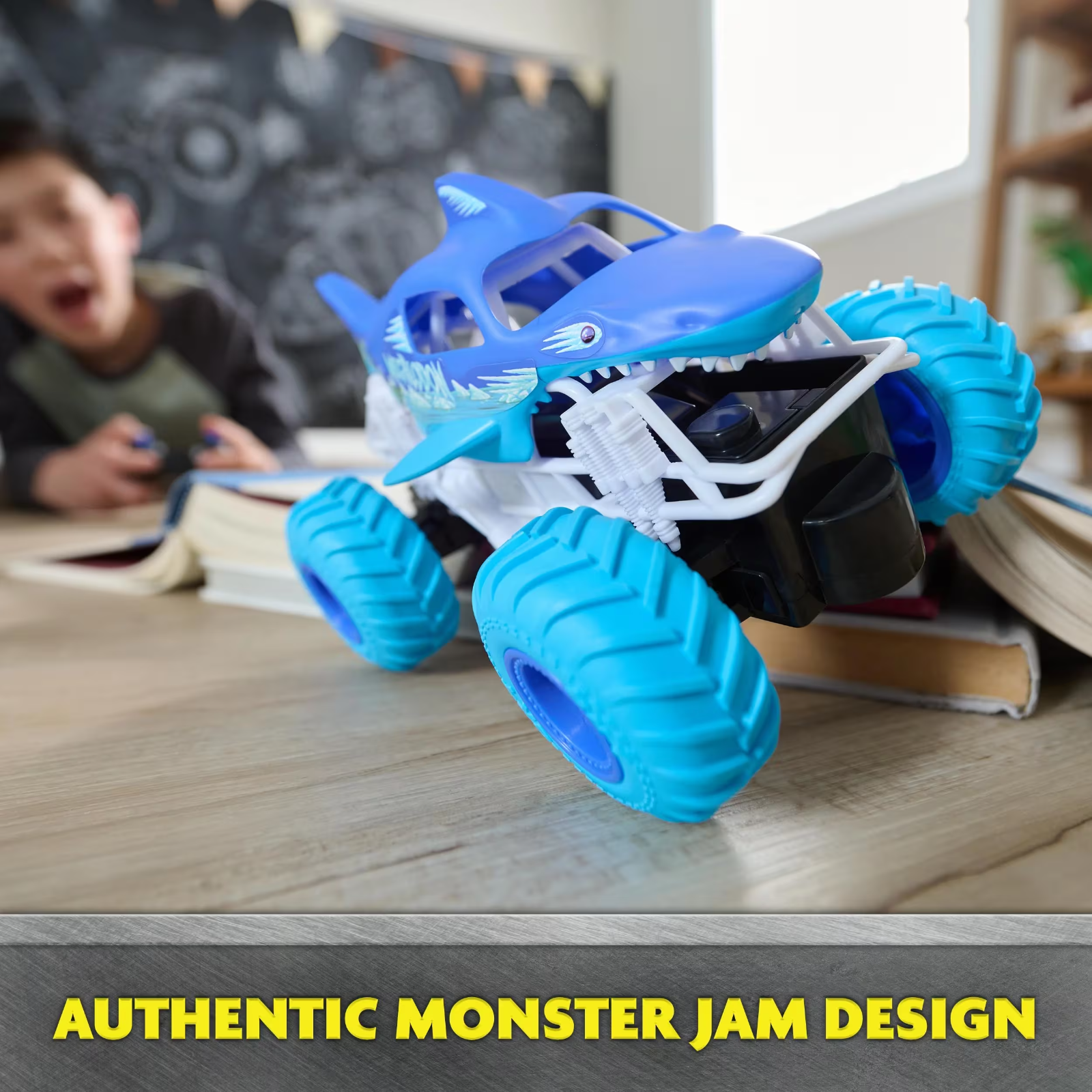 Monster Jam Megalodon Ice 1 24 Scale RC Monster Truck Full Function Tires 4+