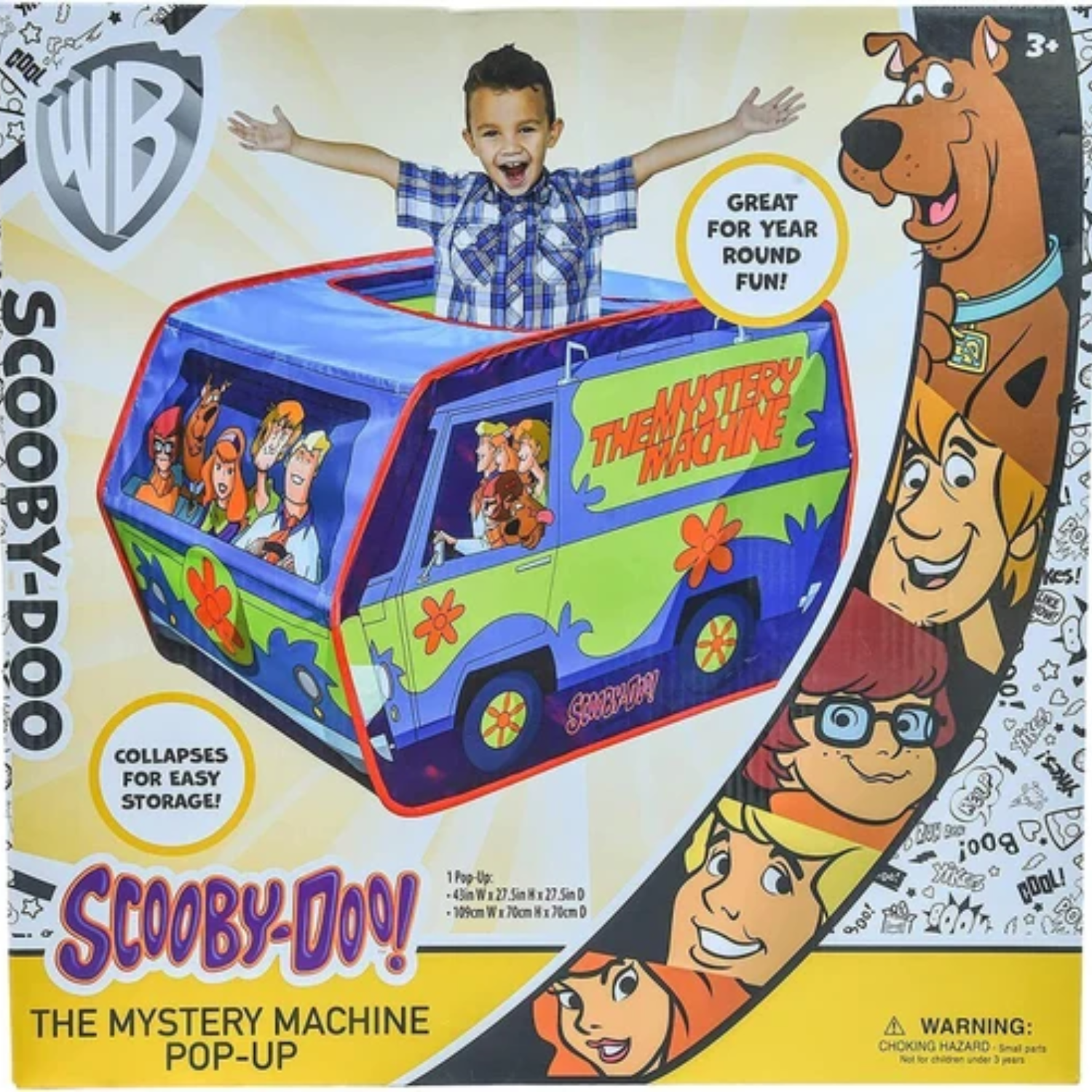 WB Scooby DOO Mistery Machine Pop Up tent