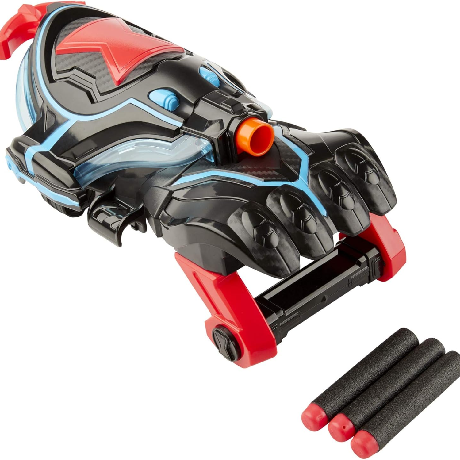 Avengers Black Widow Stinger Strike Blaster Launch Nerf Darts Ages 5 Plus Play
