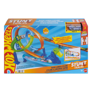 Hot Wheels Toy Car Track Set Stunt Tracks Rapid Cyclone Playset New Toy
