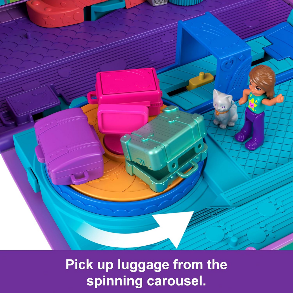 ​Polly Pocket Kitty Airways Airplane Playset New Toy Plane Gift
