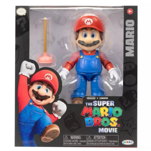 Super Mario Bros Movie Mario With Plunger Figure New Toy