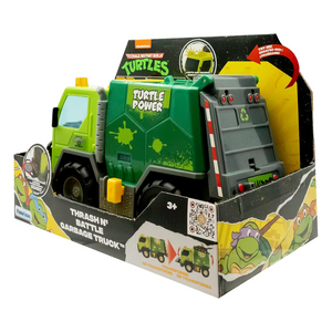 TMNT Thrash N Battle Garbage Truck Transforming Vehicle Lights Sounds Toy Age 3+