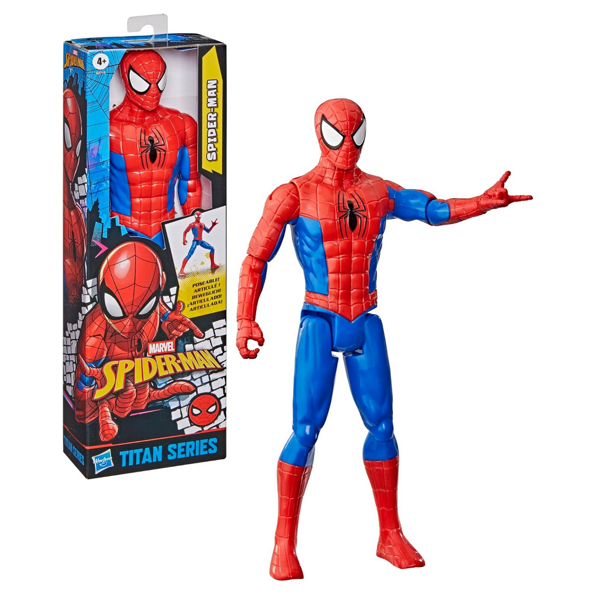 Spider-Man Titan Series Action Figure 12-Inch Super Hero Spiderman New Toy