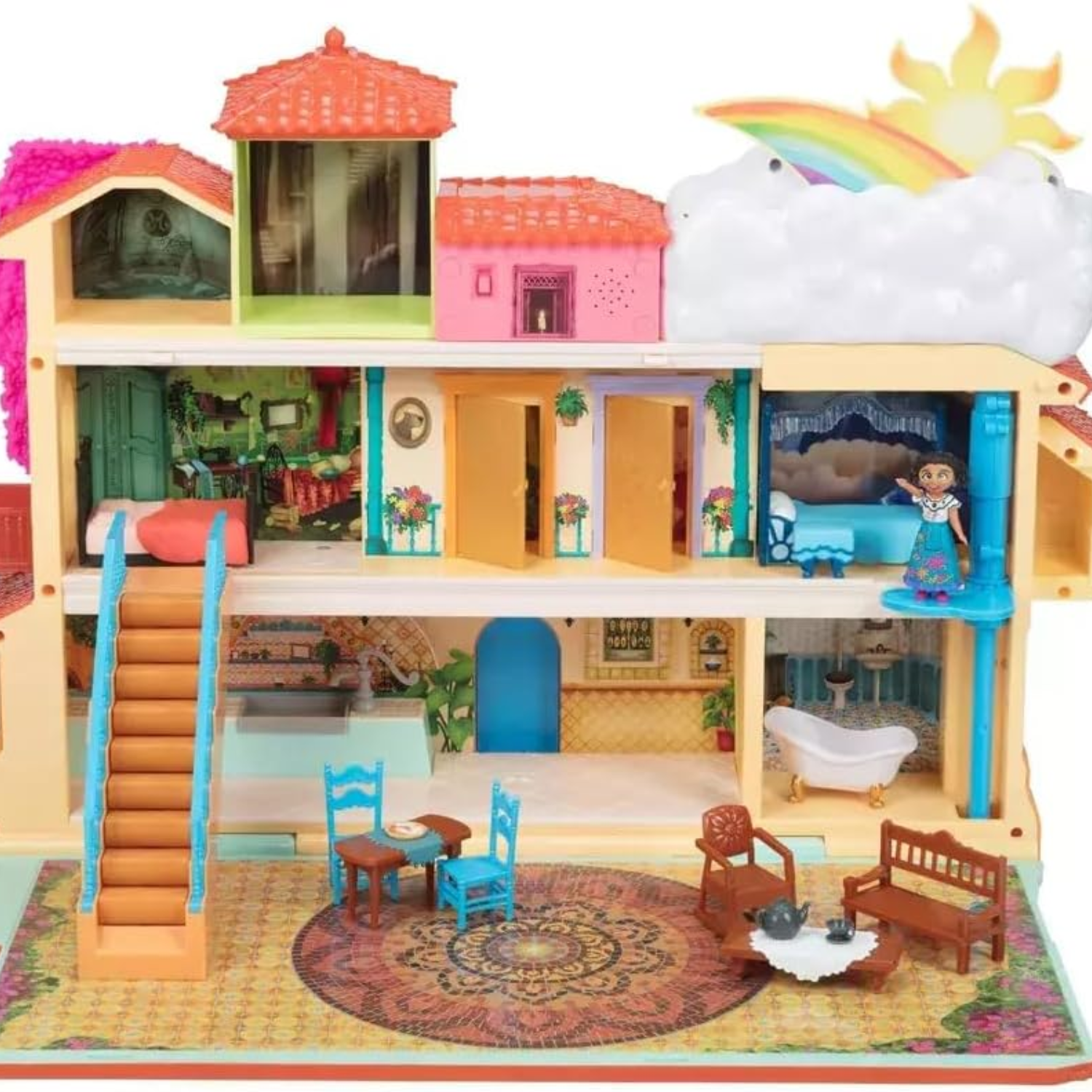 Encanto Magical Jakks Pacific Casa Madrigal Dollhouse Playset Lights Sound Music
