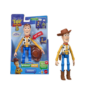 Disney Pixar Toy Story 5 Interactables Woody 7 Inch Figure New Toy