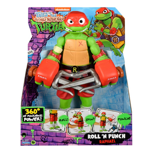 Tales of Teenage Mutant Ninja Turtles Giant Roll N Punch Raphael Figure New Toy