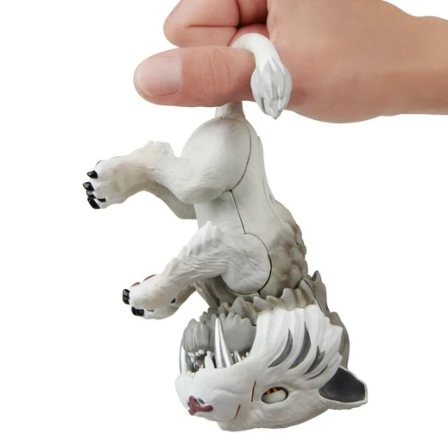 WowWee Fingerlings Untamed Tiger Sabretooth Silvertooth Interactive Toy Pet