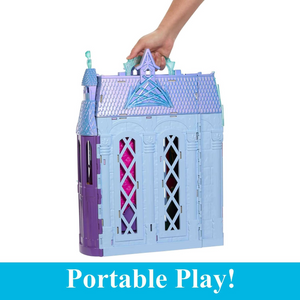 Frozen Arendelle Castle Doll House Elsa Doll 4 Play Areas 15 Accessories