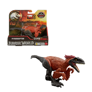 Jurassic World Epic Attack Pyroraptor Dinosaur Toy Lights Sounds Interactive 4+
