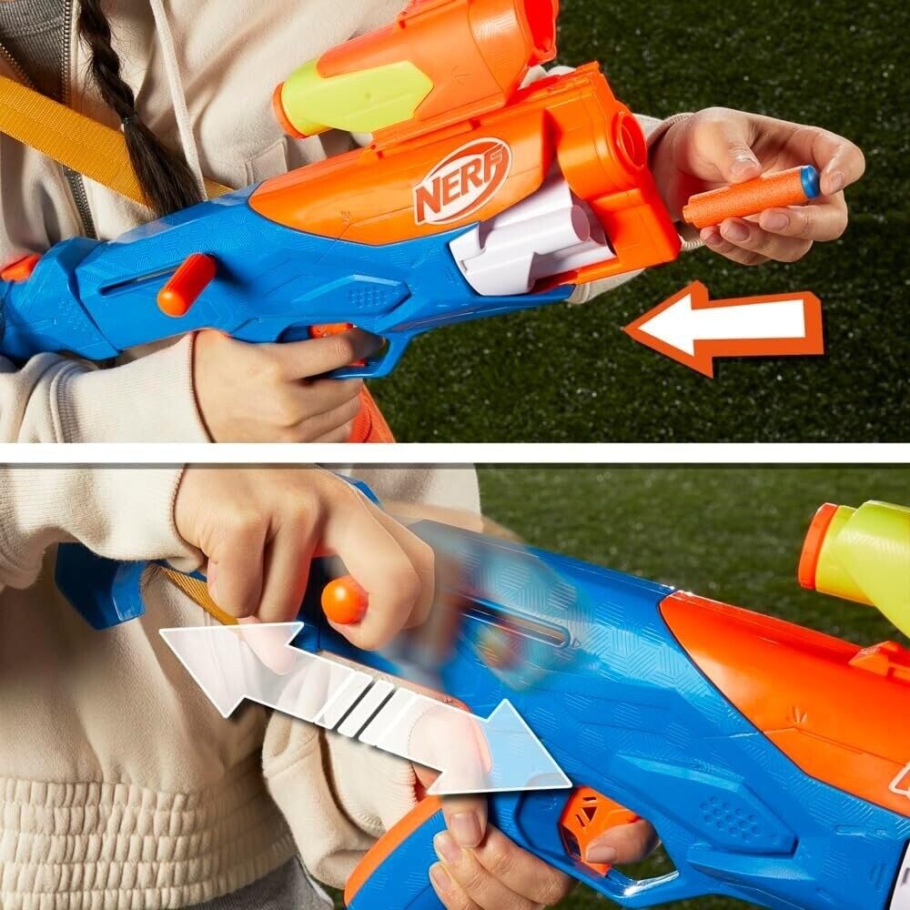 NERF N-Series Ultimate Gear Pack 3 Blasters with Scope & Stock Ages 8+ New Toy