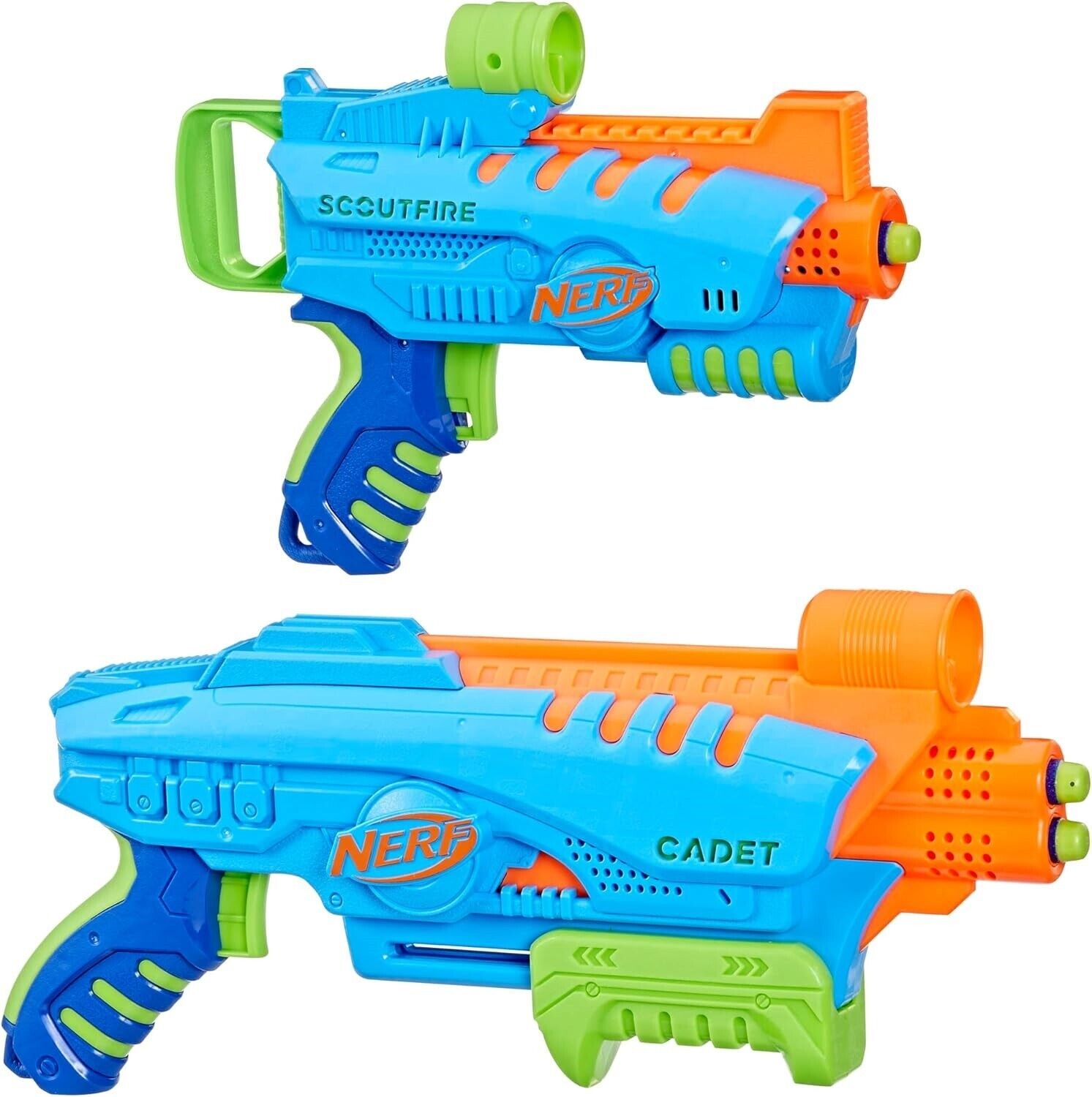 Nerf Elite Jr Ultimate Starter Set 2 Easy Play Toy Foam Blasters 15 Elite Darts