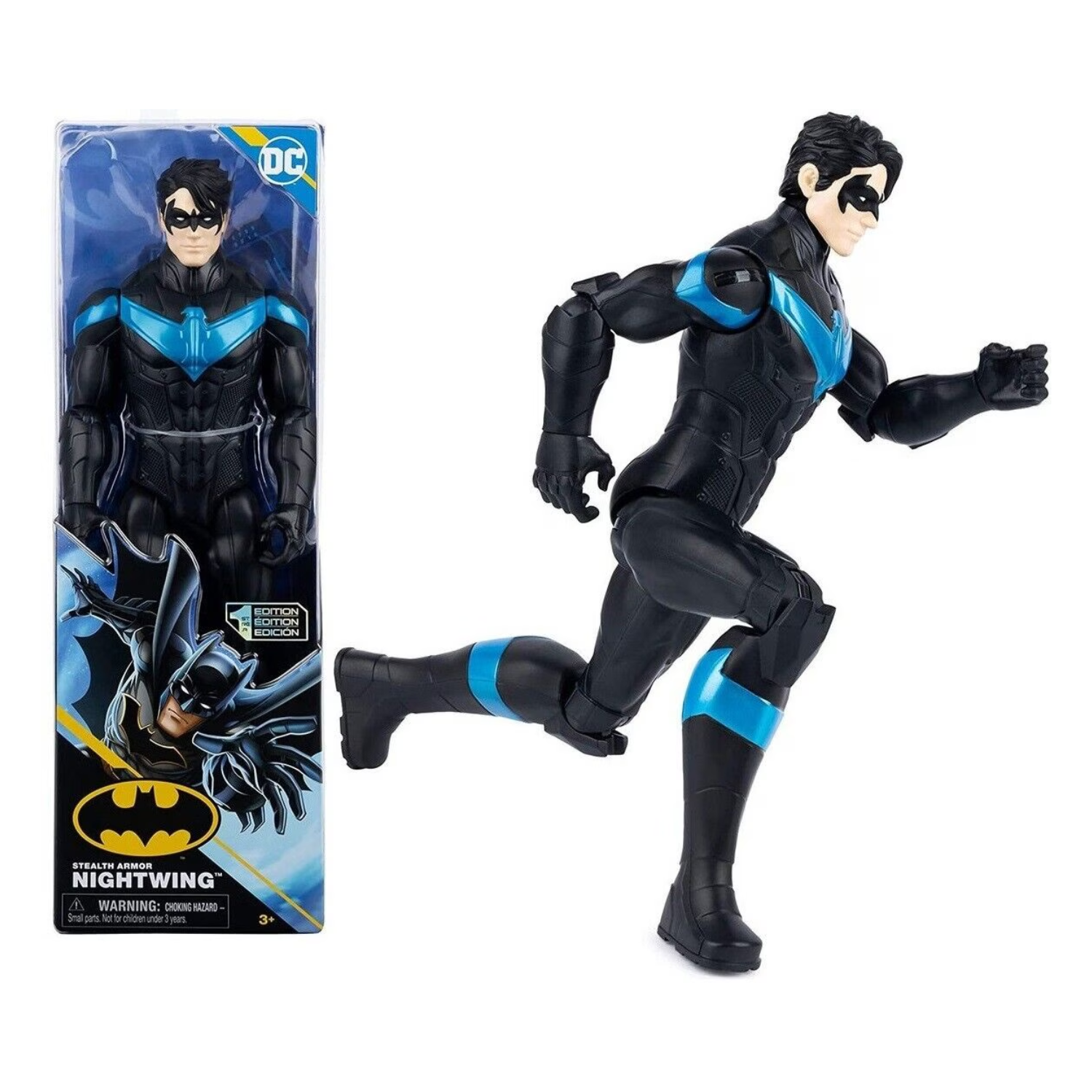 DC Comics-Nightwing Black Shoes-Action Figure 12 Inch Preschool Toys