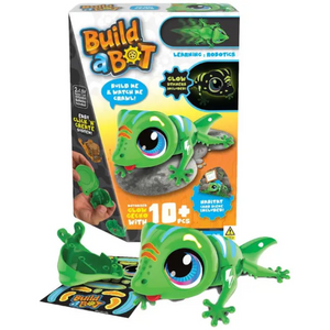 Build A Bot Mini Gecko Glow Robotic STEM Learning Crawl Toy Interactive Kids