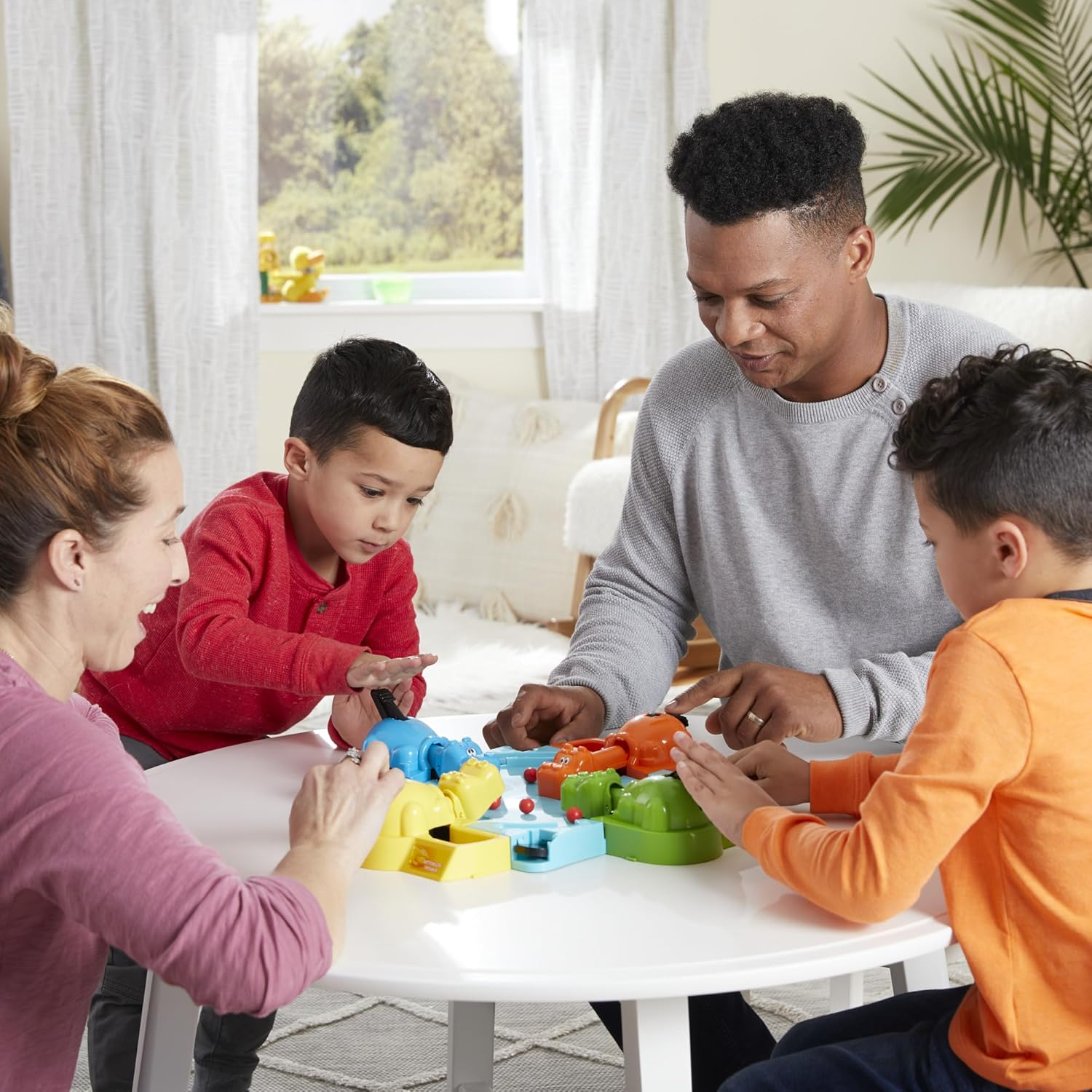 Hungry Hungry Hippos Classic Marble Chomping Family Board Game for Kids Ages 4+