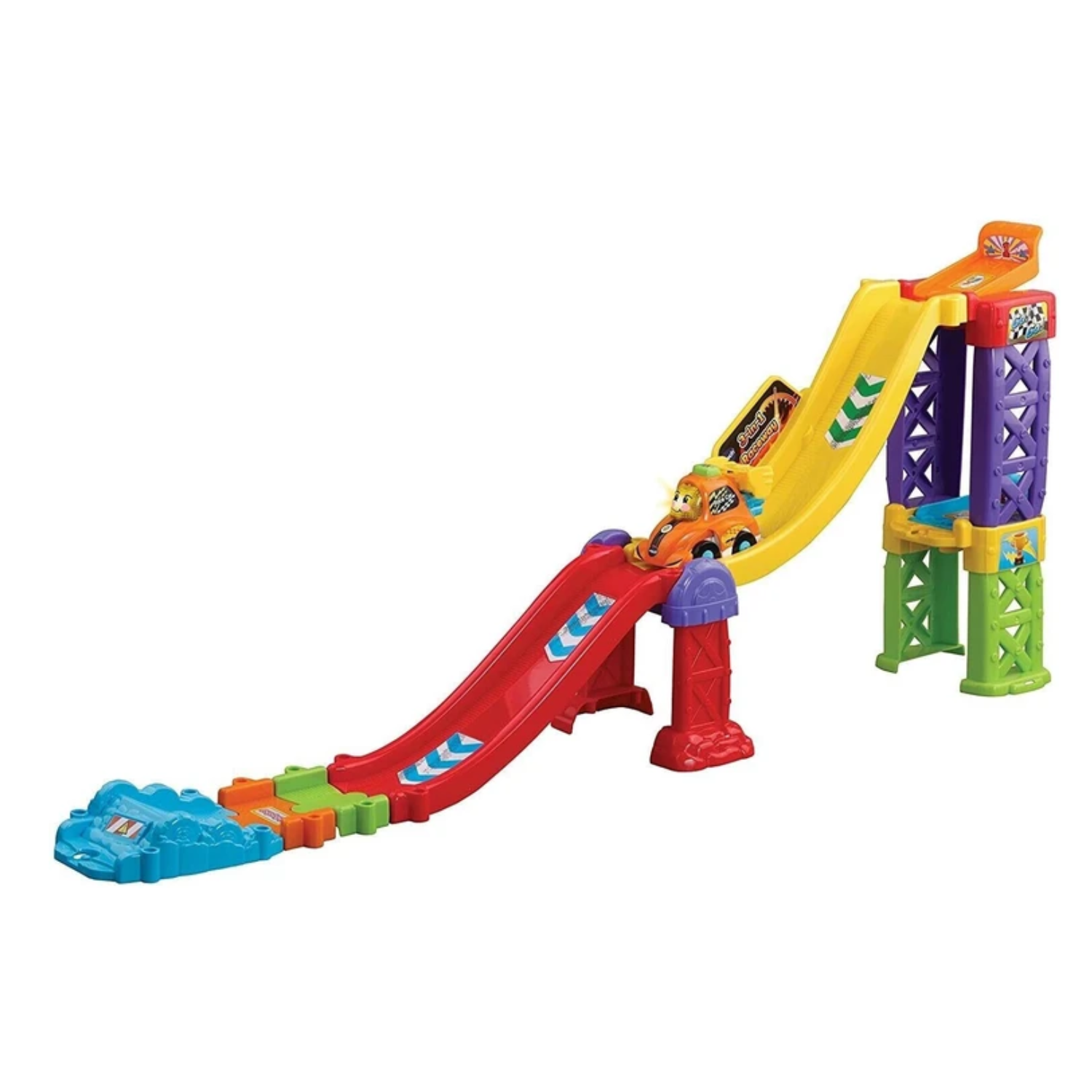 VTech Baby Toot Toot Drivers 3-in-1 Raceway Car Racing Track Ages 1+ Toy Play