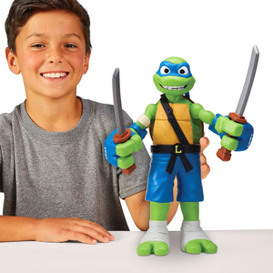 Tales of Teenage Mutant Ninja Turtles Giant Roll N Punch Leonardo Figure New Toy