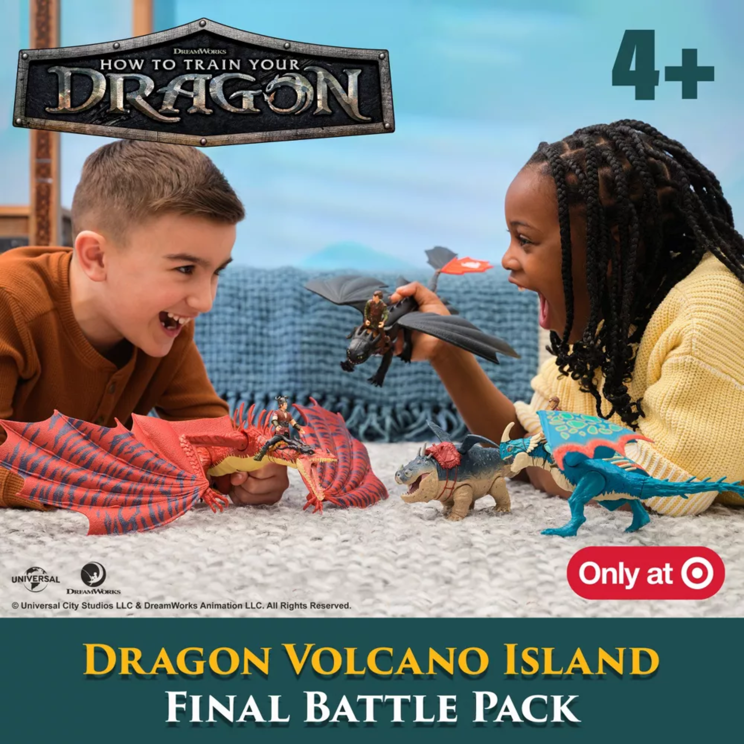 How to Train Your Dragon Final Battle Figure Set Toothless Hiccup New Toy