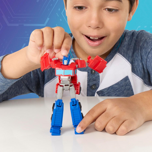 Transformers EarthSpark Optimus Prime Battle Trailer 2-in-1 Playset New Toy