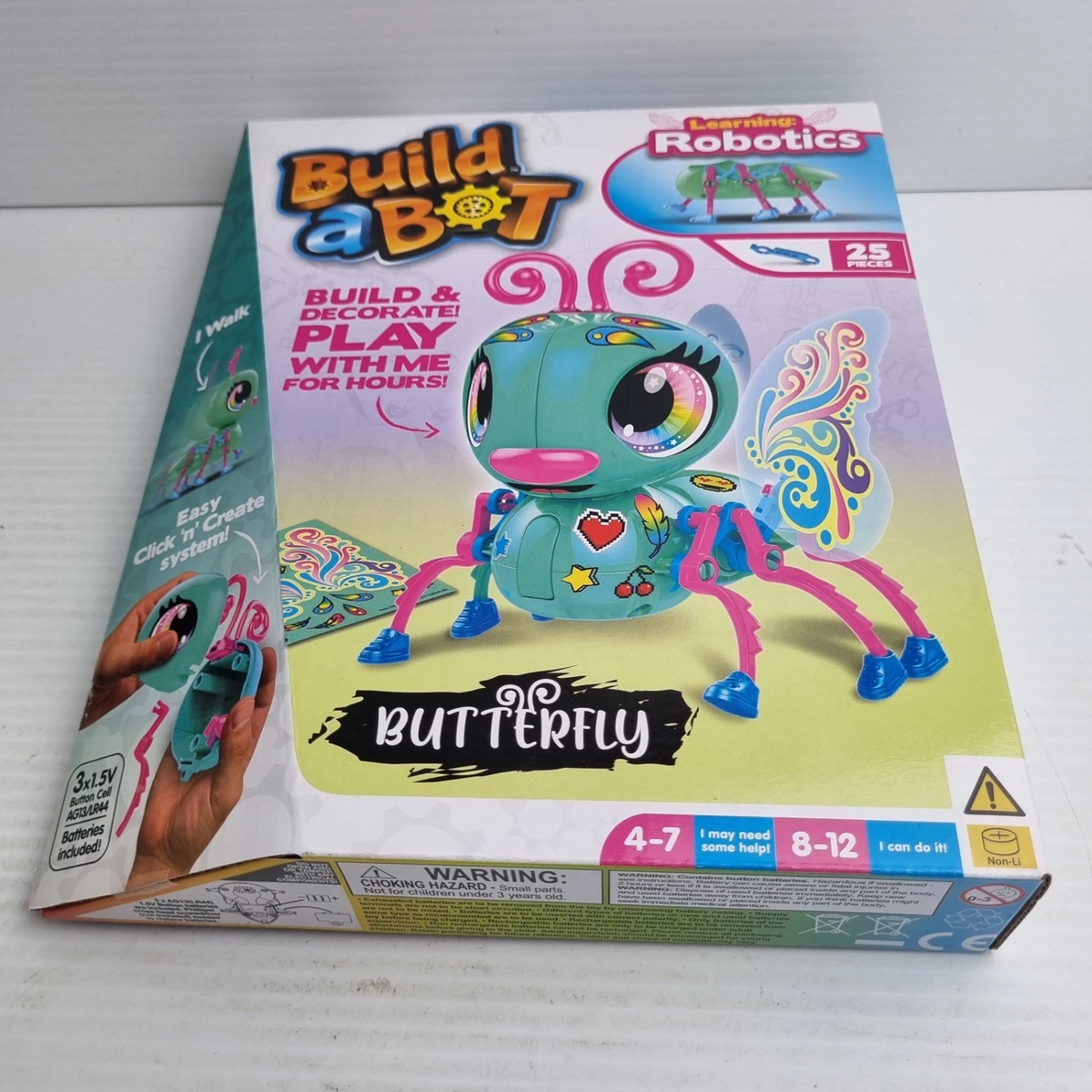 Build a Bot Build Your Own Interactive Pet Butterfly New Toy