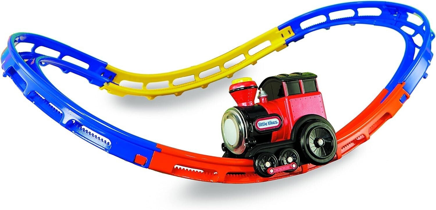 Little Tikes Learn & Play Tumble Train Toy with Lights and Sound Track Play Gift